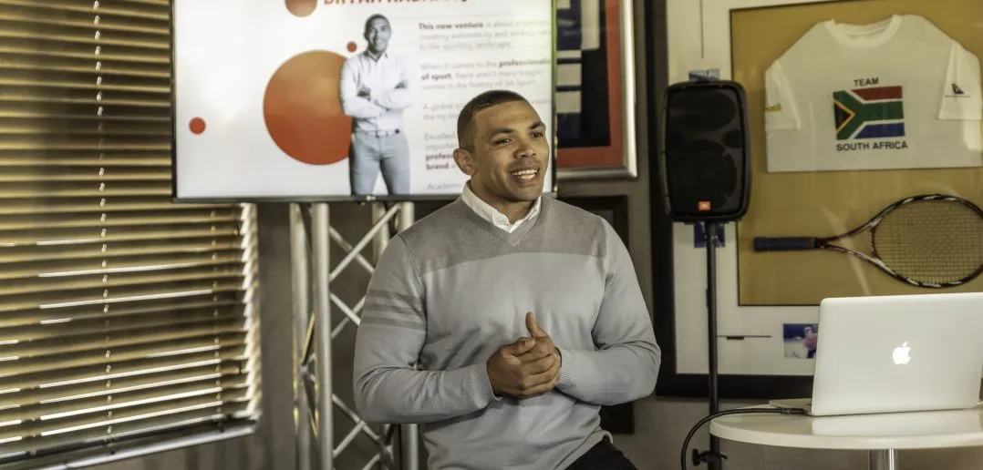 Bryan Habana on Disrupt Africa